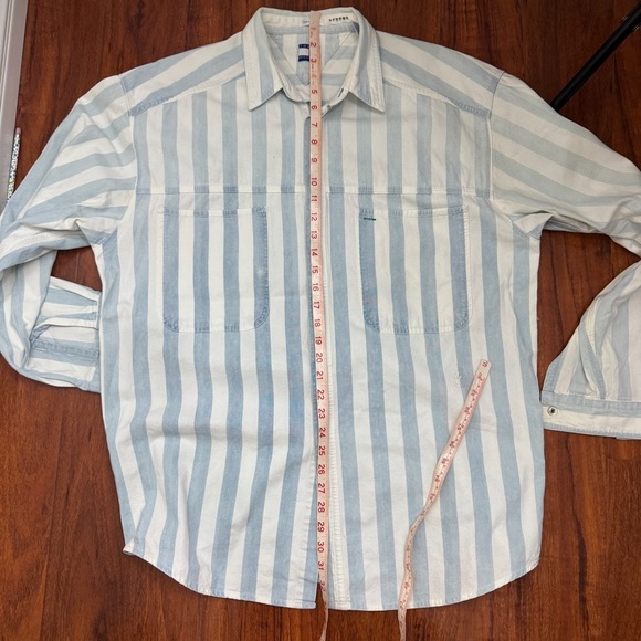 Tommy Hilfiger Vintage Snap Button Shirt Size Large Macau - Picture 9 of 10